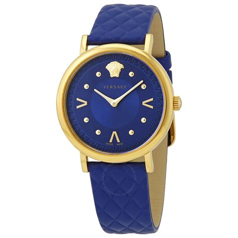 Versace Pop Chic Quartz Blue Dial Ladies Watch VEVD00319